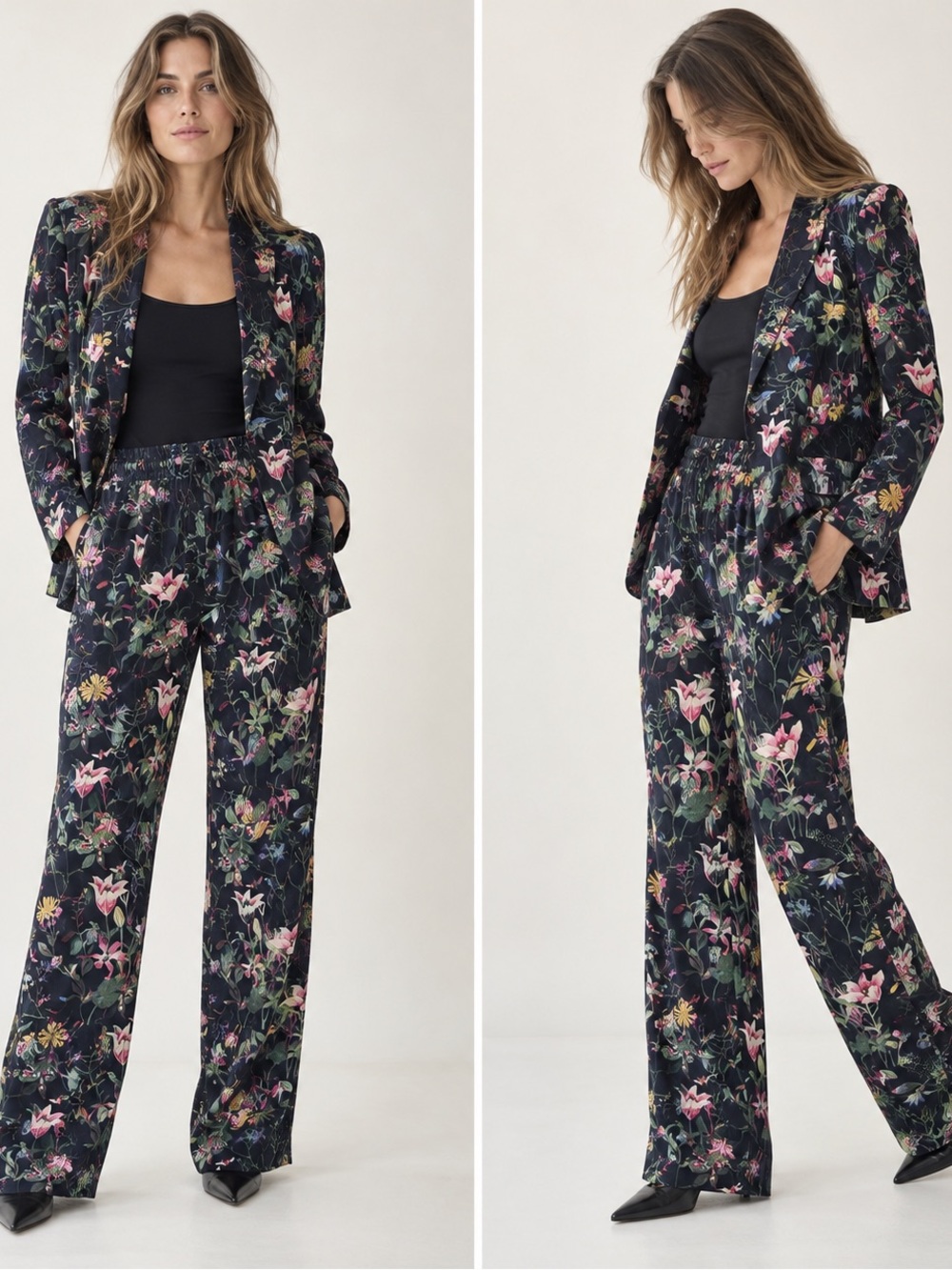 The Kooples Floral Pant Suit - Matching Trousers & Blazer